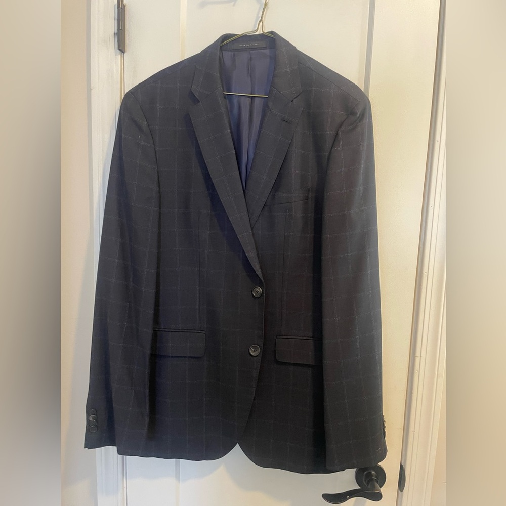 Men's Classic Plaid Suit